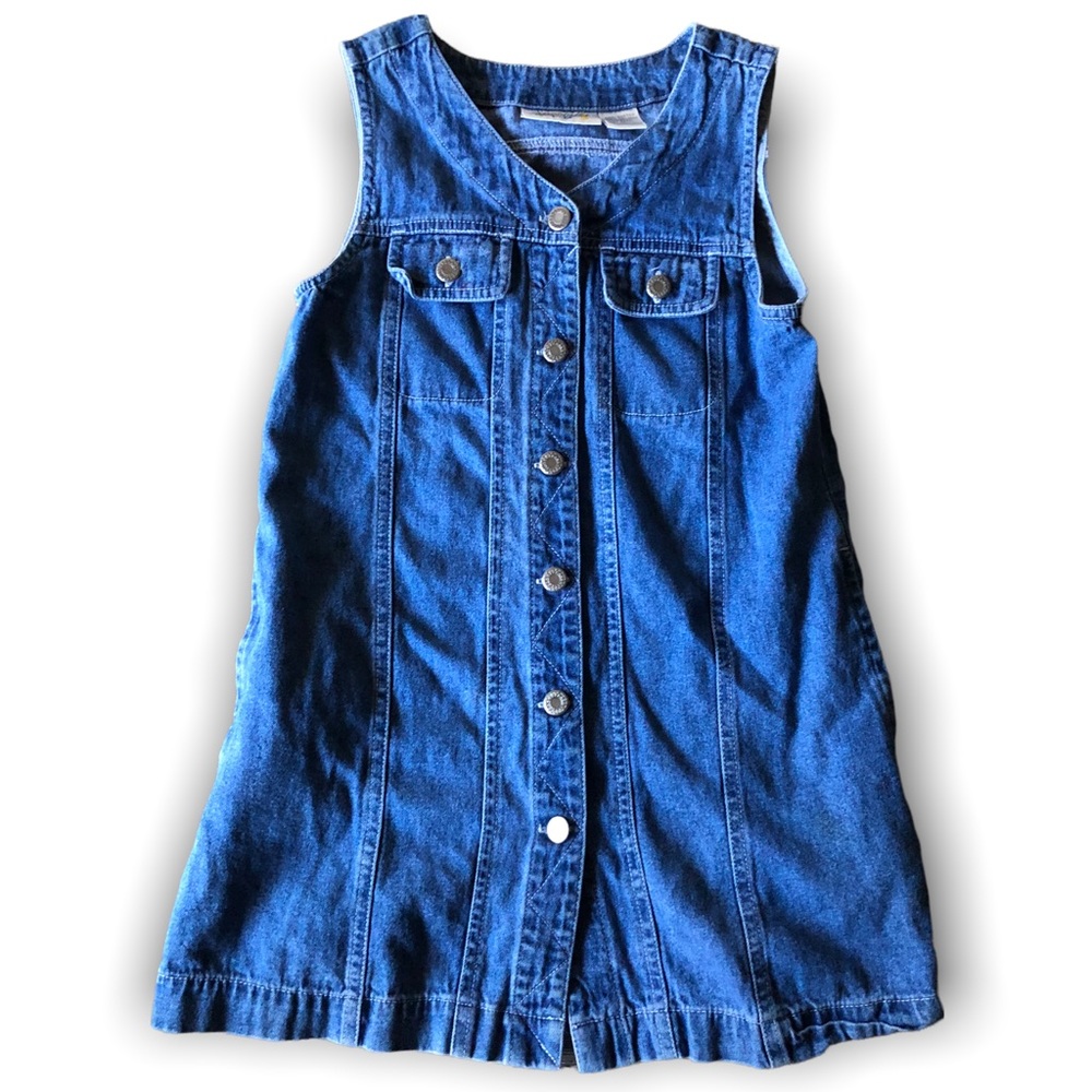SOLD ON Ⓜ️ Specialty Kids Denim Dress Front Button